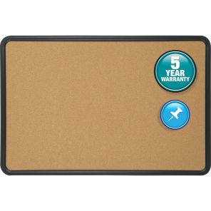 Quartet Contour Brown Bulletin Board 36