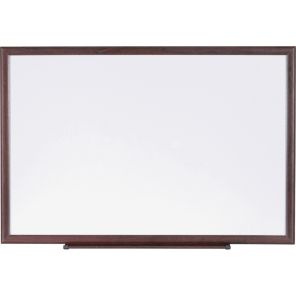 Lorell Wood Frame Dry-Erase Marker Boards 36