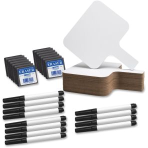 Flipside Rectangle Dry Erase Answer Paddle Set - 8