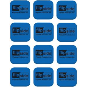 Flipside Magnetic Whiteboard Student Erasers - Blue - Square - EVA Foam - 2