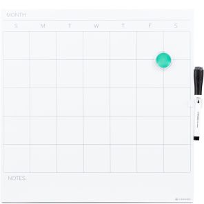 U Brands Magnetic Dry Erase Calendar Board 14