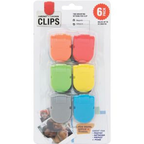 Advantus Magnetic Cabinet/Locker Ceramic Magnet Clip - 1