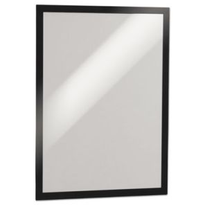 Durable® DURAFRAME Sign Holder, 11 x 17, Black Frame, 2/Pack 