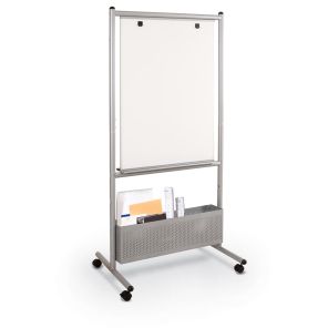Nest Easel Whiteboard Silver Trim – Magnetic Surface
