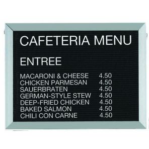 Aluminum Framed Letter Board Message Center 18