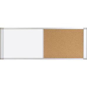 Mastervision® Combo Cubicle Workstation Dry-Erase/Cork Board 36