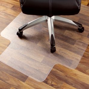 Ultimat® Polycarbonate Lipped Chair Mat for Hard Floor - 35 x 47