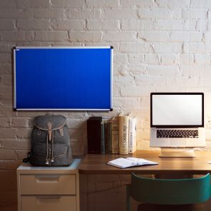 Viztex® Fabric Bulletin Board with an Aluminum Frame 36