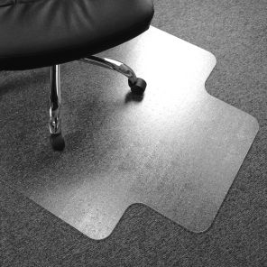 Advantagemat® Vinyl Lipped Chair Mat for Carpets up to 3/4