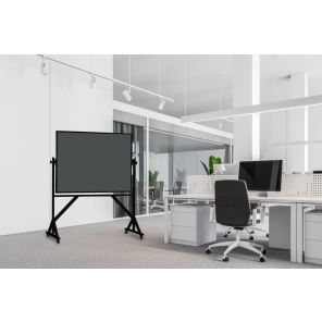 Reversible Modern Black Dry-Erase Markerboard 42