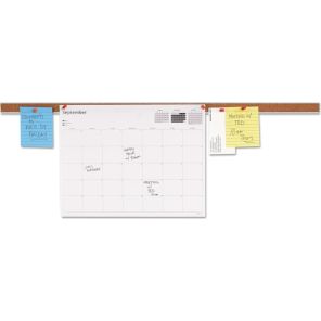 Universal® Cork Bulletin Bar, Brown, 18 x 1 