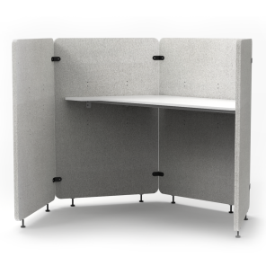 Luxor Workspaces RECLAIM® Acoustic Work Pod - 4-Panel
